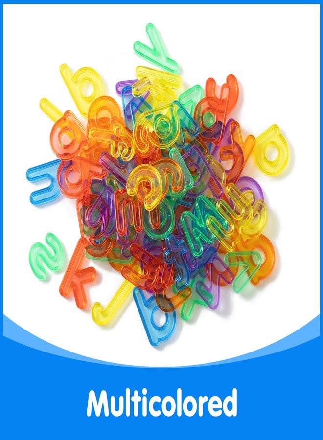 Odoorgames 78 Pcs Translucent Lowercase Letters - Plastic Alphabet Letters - Light Table Play and Early Learning Manipulatives - Image 5